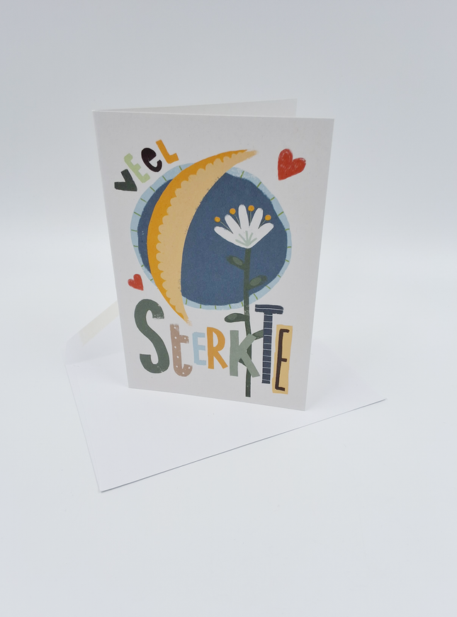 Wenskaart veel sterkte