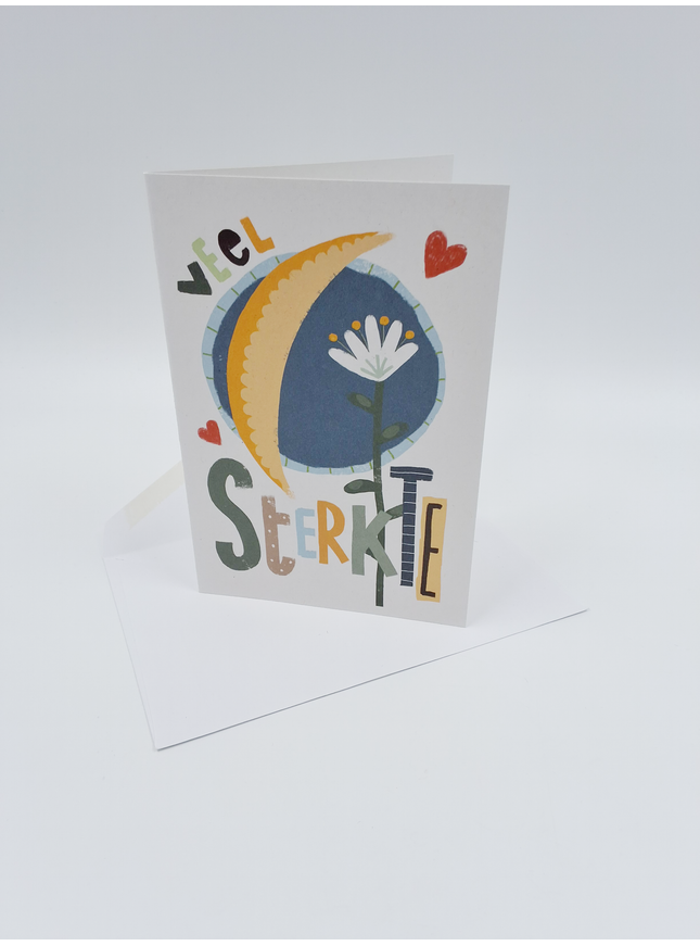 Wenskaart veel sterkte