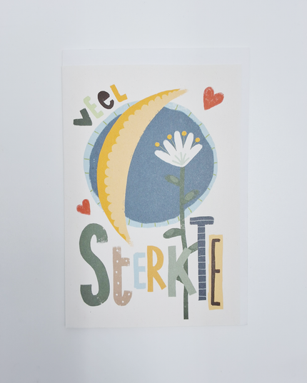 Wenskaart veel sterkte