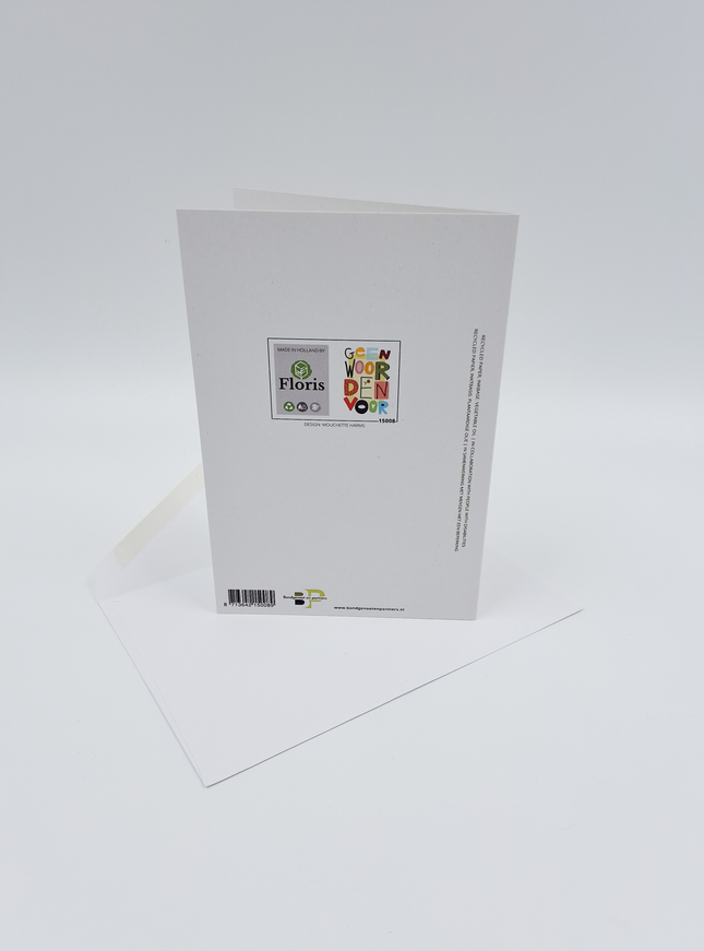 Wenskaart geen woorden voor