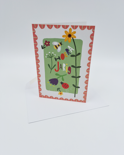 Wenskaart hoera jarig