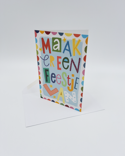Wenskaart maak er een feestje van