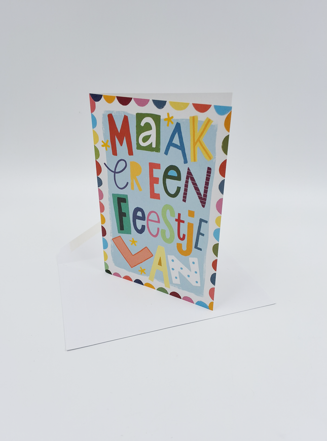 Wenskaart maak er een feestje van
