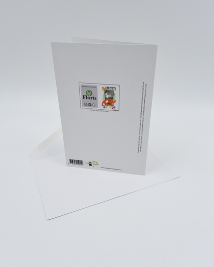 Wenskaart neem je tijd, katten