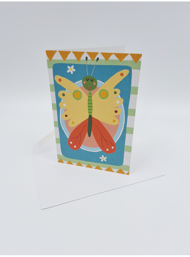 Wenskaart vlinder