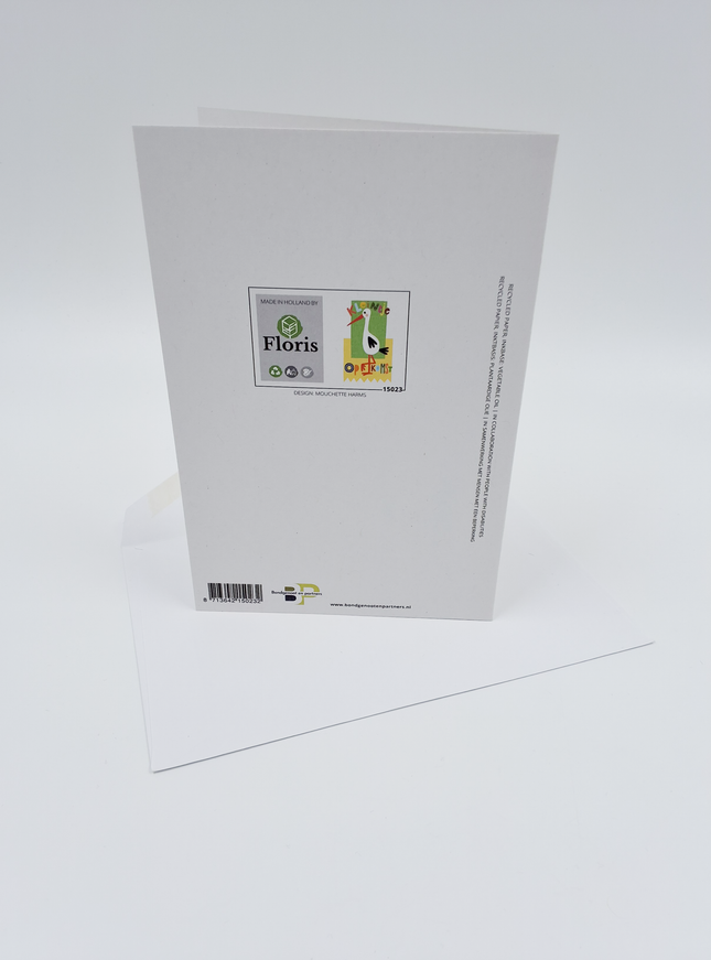 Wenskaart kleintje op komst