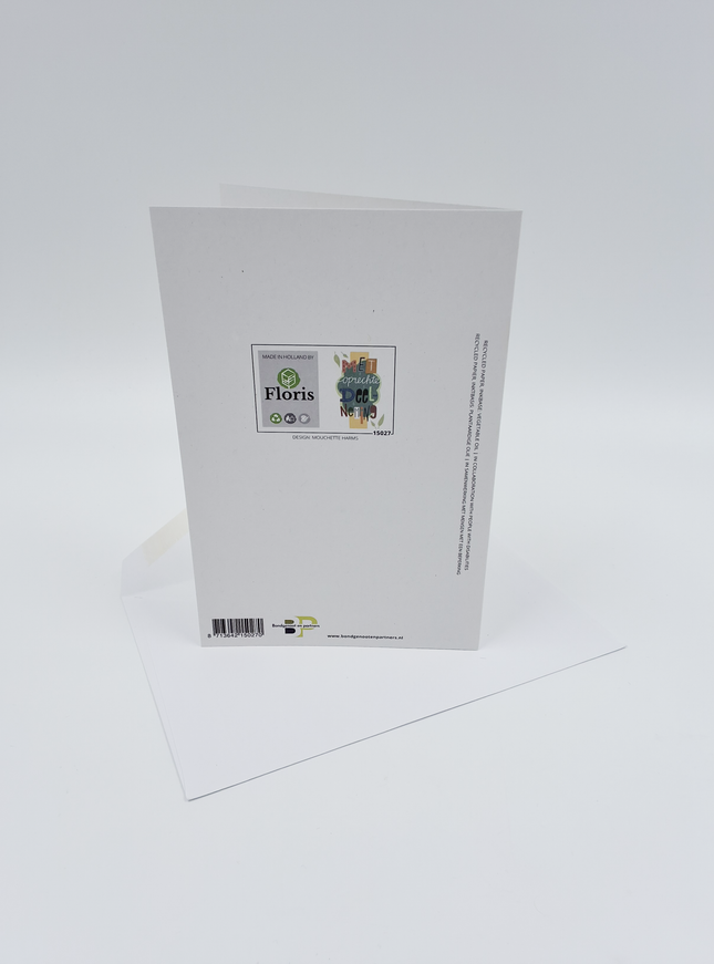 Wenskaart met oprechte deelneming