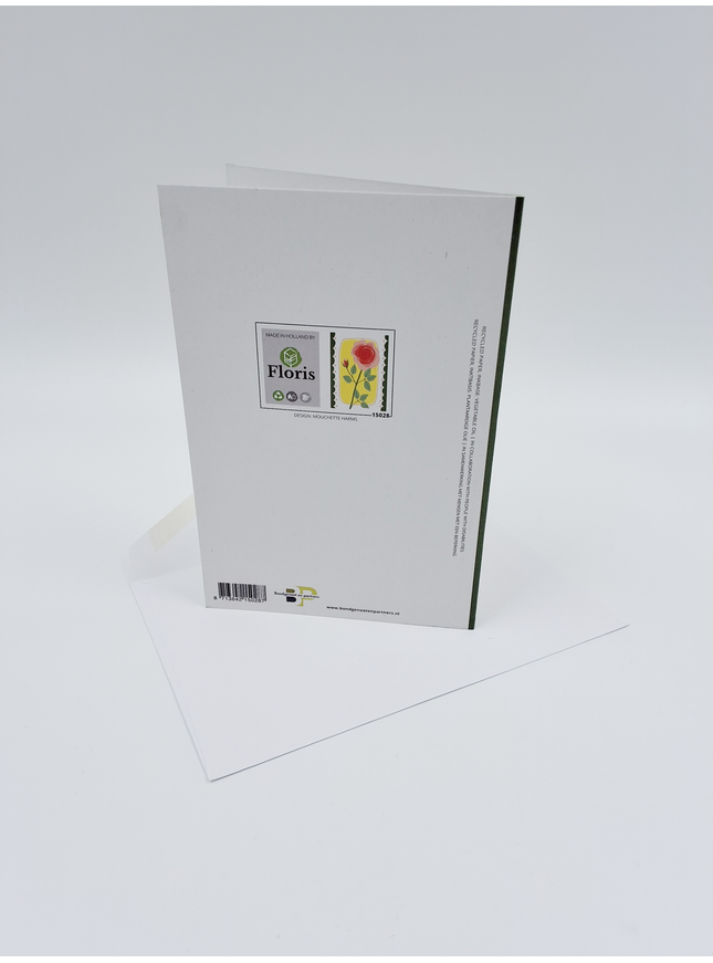 Greeting card rose