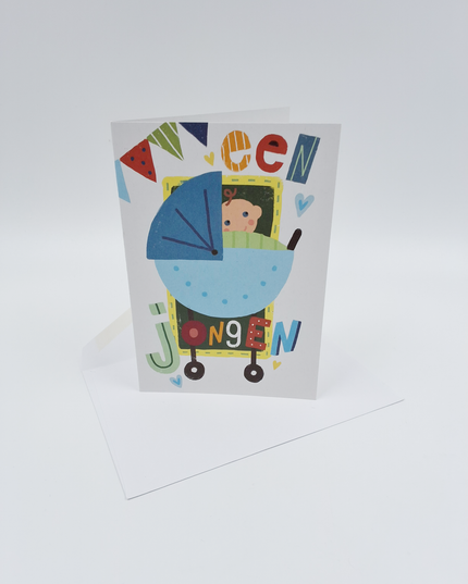 Wenskaart een jongen