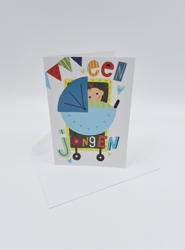 Wenskaart een jongen