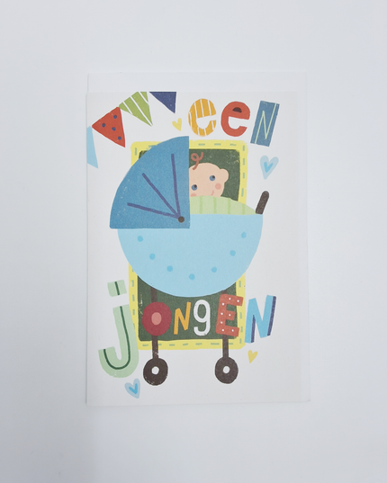 Wenskaart een jongen