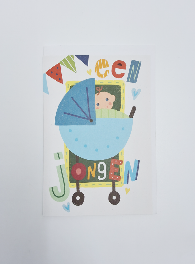 Wenskaart een jongen
