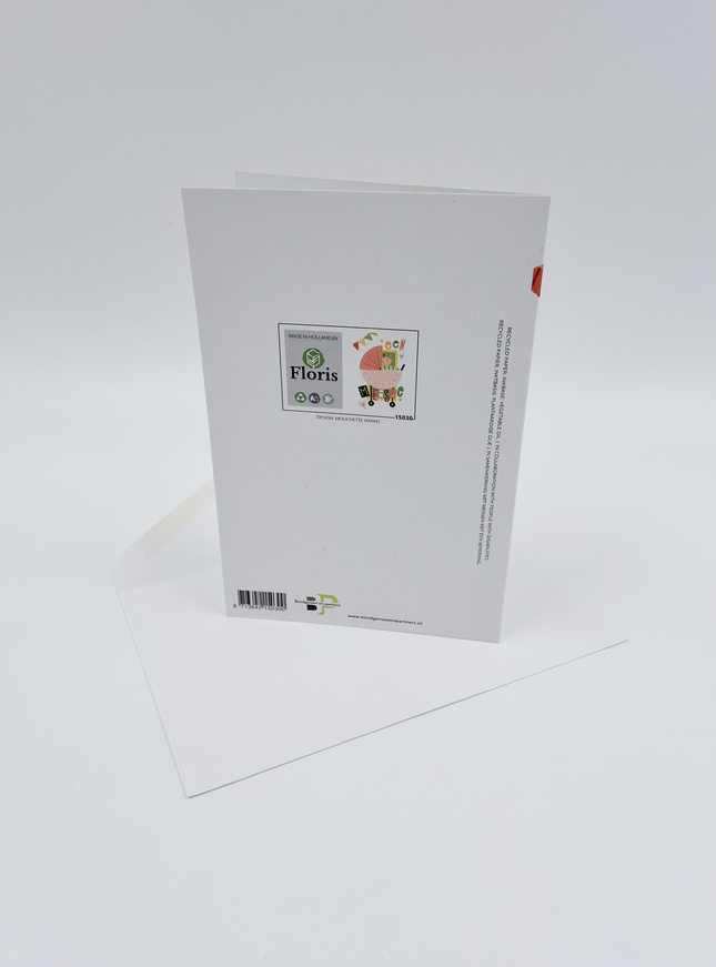 Wenskaart een meisje