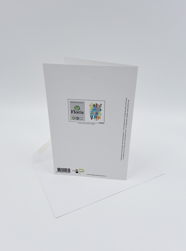 Wenskaart je bent niet oud ...