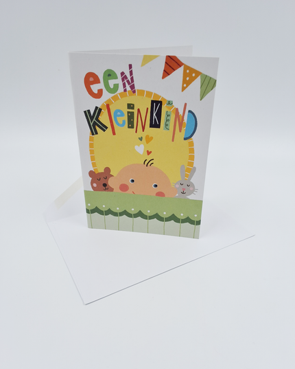 Wenskaart een kleinkind...