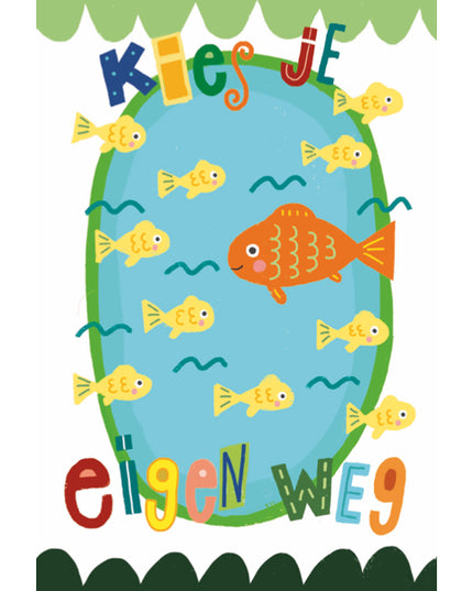 Wenskaart kies je eigen weg