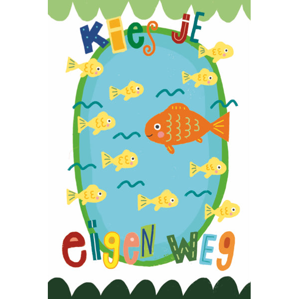 Wenskaart kies je eigen weg