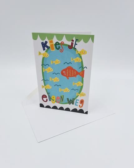 Wenskaart kies je eigen weg