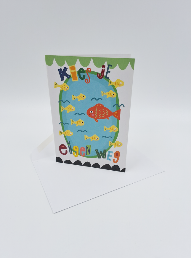 Wenskaart kies je eigen weg