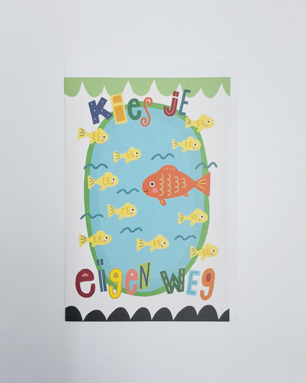 Wenskaart kies je eigen weg