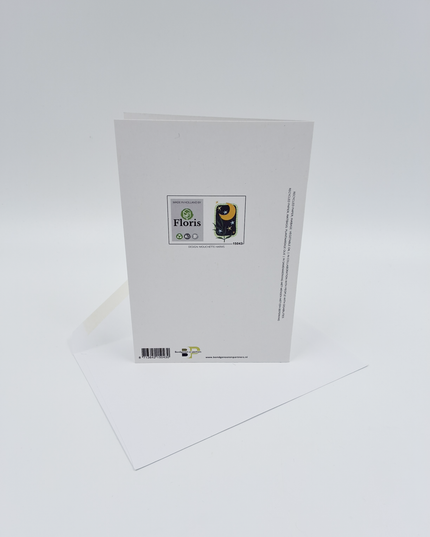 Wenskaart maan en plant...