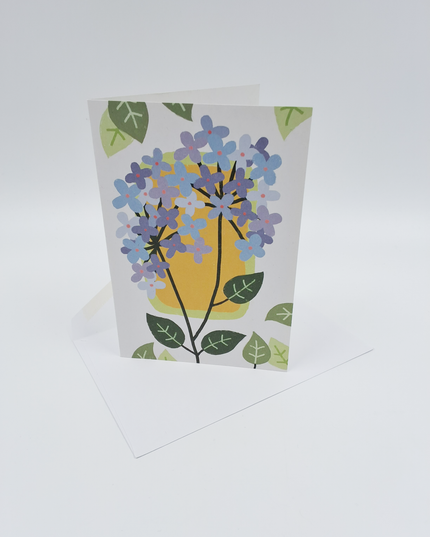Wenskaart hortensia...