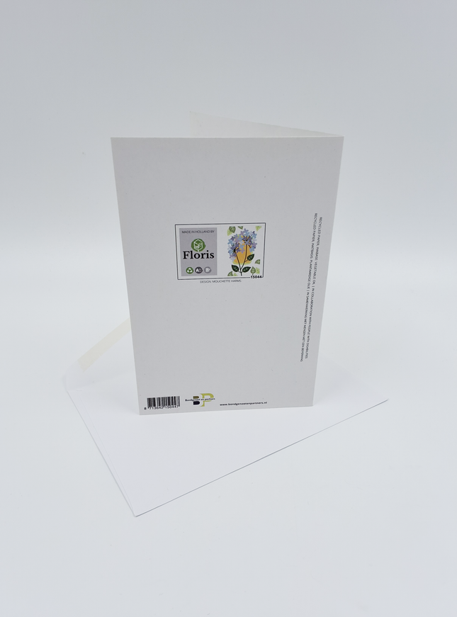 Wenskaart hortensia...