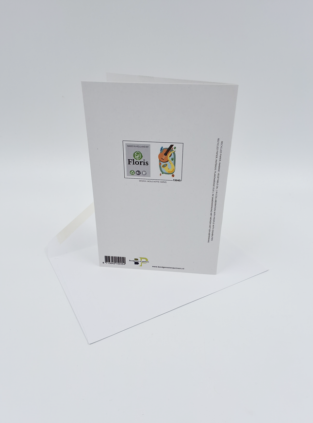 Wenskaart muziek, kaart...