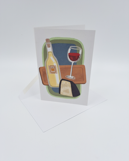 Wenskaart wijn