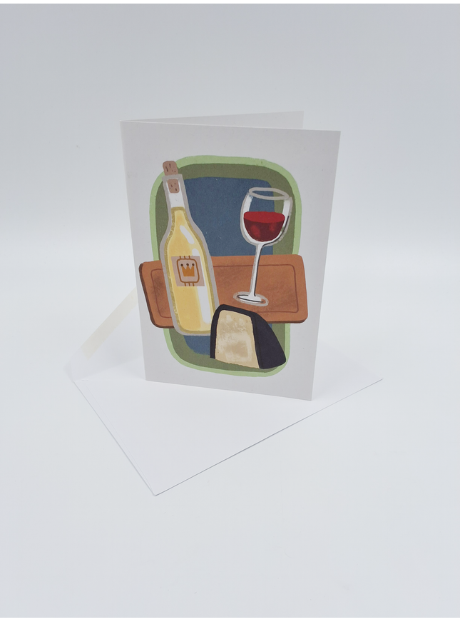 Wenskaart wijn