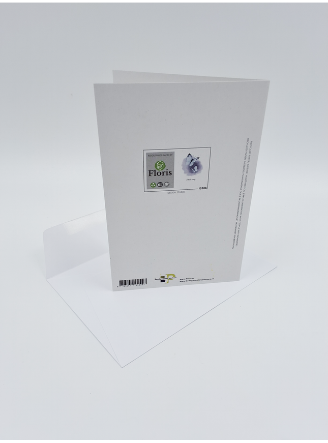 Wenskaart vlinders, ik denk aan je