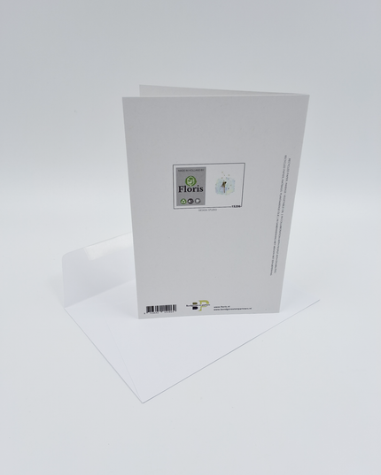 Wenskaart paardenbloem condoleance