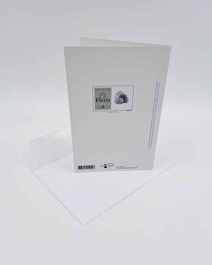 Wenskaart hortensia condoleance