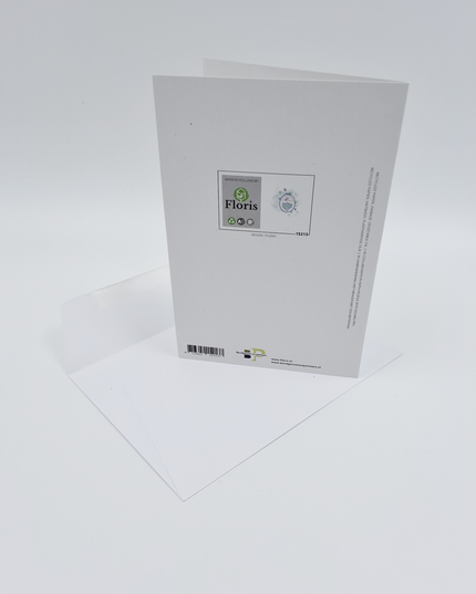 wenskaart geboorte blauw