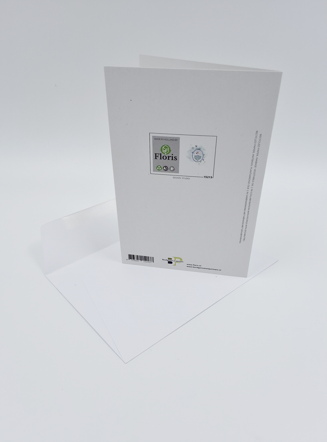 wenskaart geboorte blauw