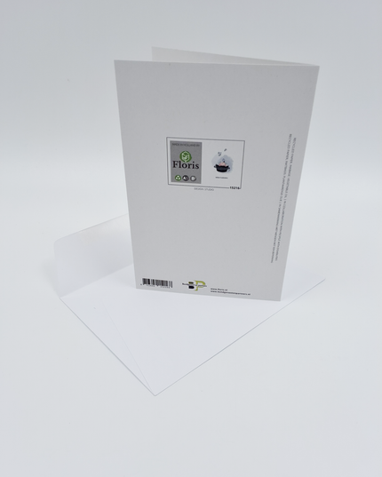 Wenskaart kind in bad