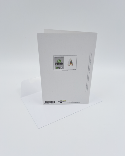 Wenskaart stoel met cadeau