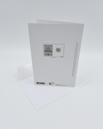 Wenskaart kind op de maan