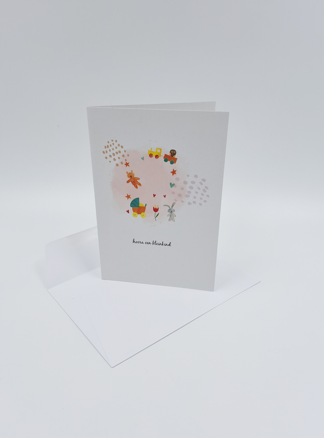 Wenskaart hoera opa & oma