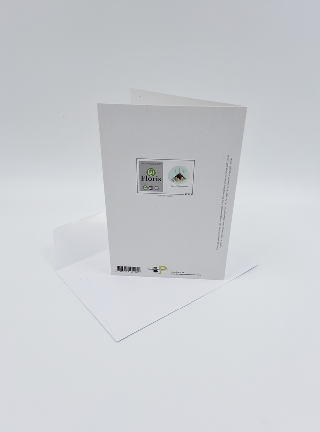 wenskaart gebakje, ik zag wel dat je naar me cake