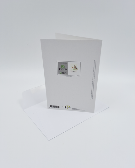 wenskaart vogel, gefeliciteerd