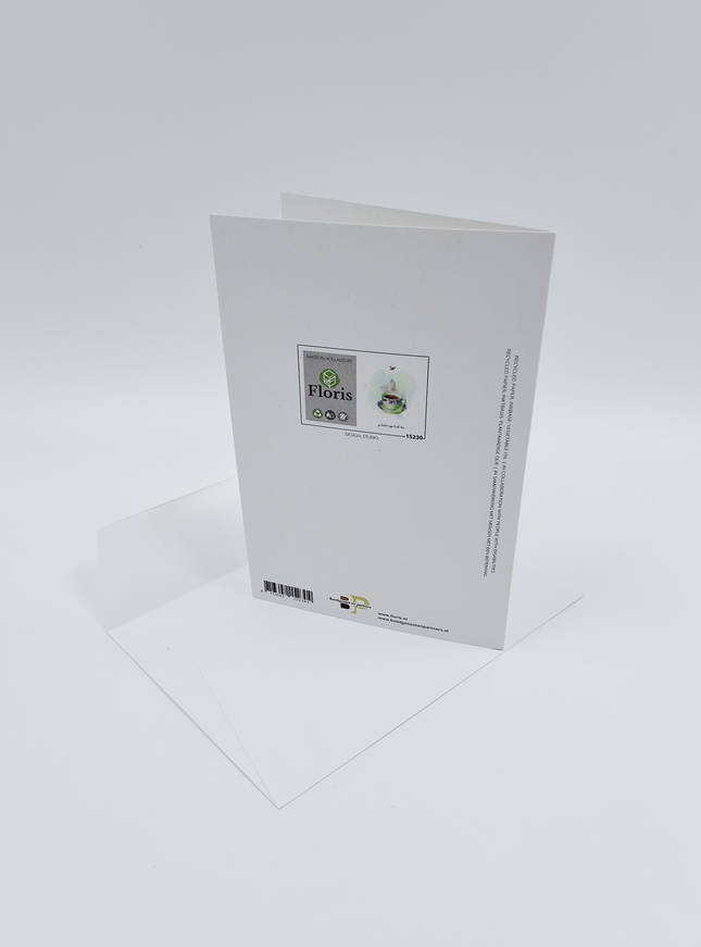 Wenskaart kopje, je bent mijn best-tea