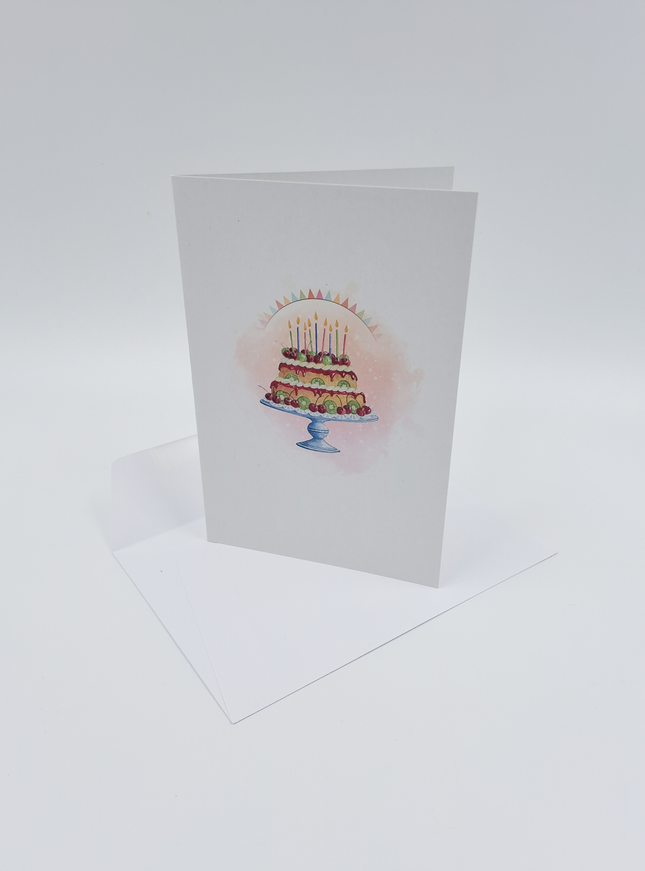 Wenskaart taart