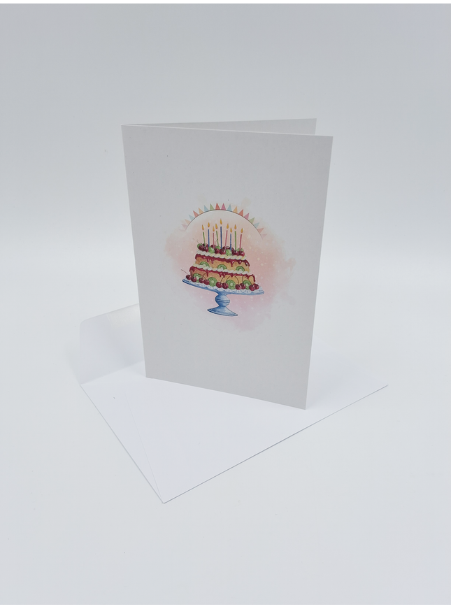 Wenskaart taart