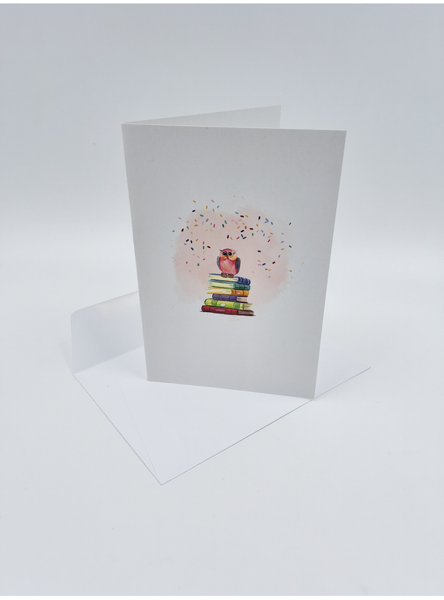 Wenskaart uil, je bent een…