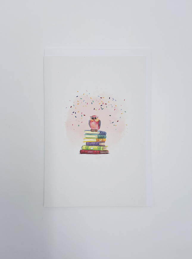 Wenskaart uil, je bent een…