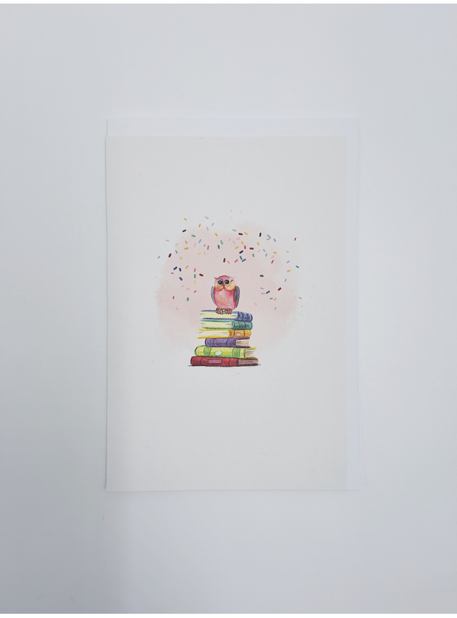 Wenskaart uil, je bent een…