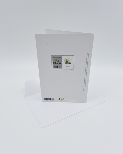 Wenskaart auto, happy new home