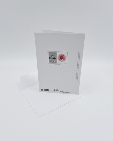 Wenskaart bos tulpen