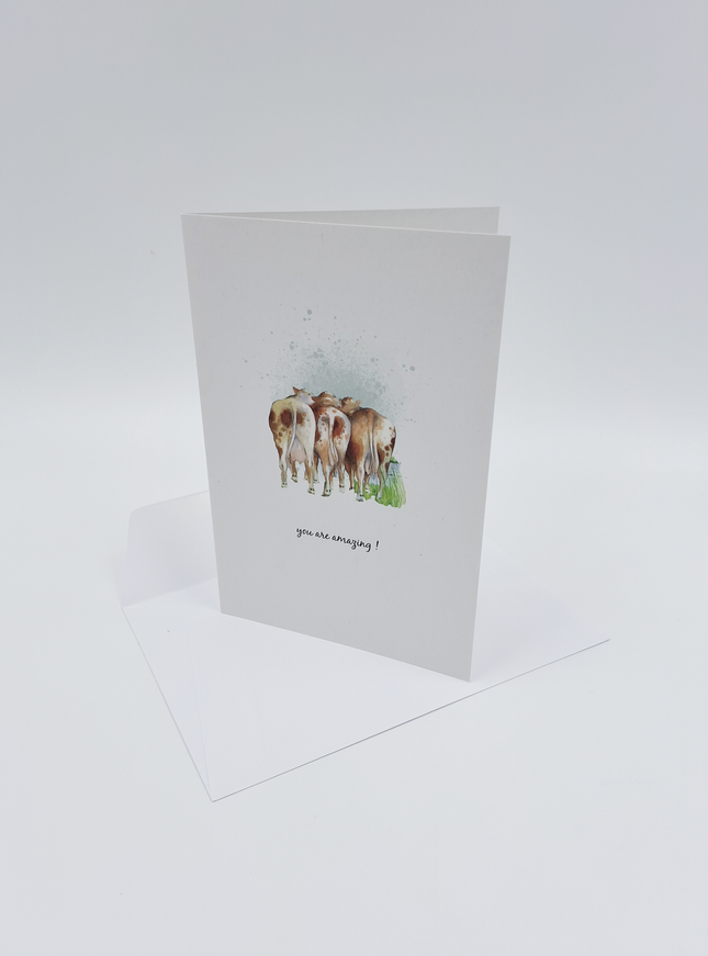 Wenskaart koeien, you are amazing!